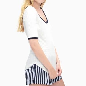 NWT Splendid | Sylvie Ribbed Top